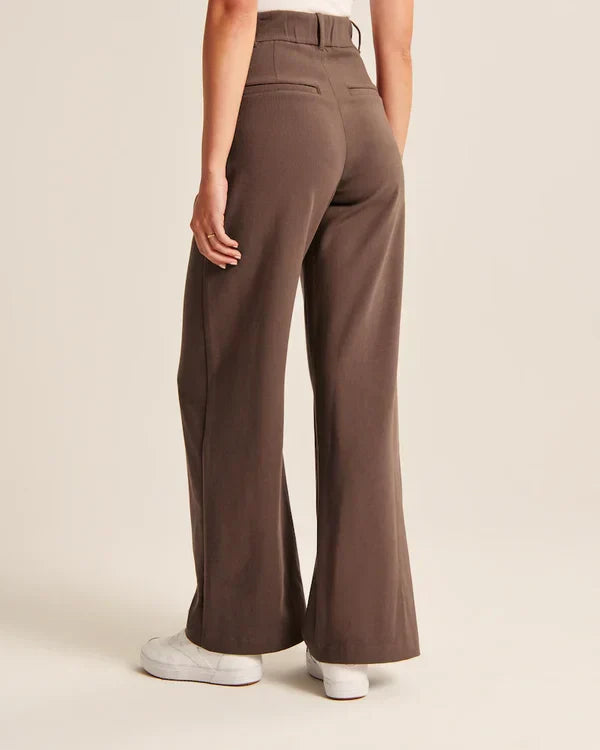 Thirza | Women's Stylish Flared Pants for Everyday Wear-Metro Lane Plaza