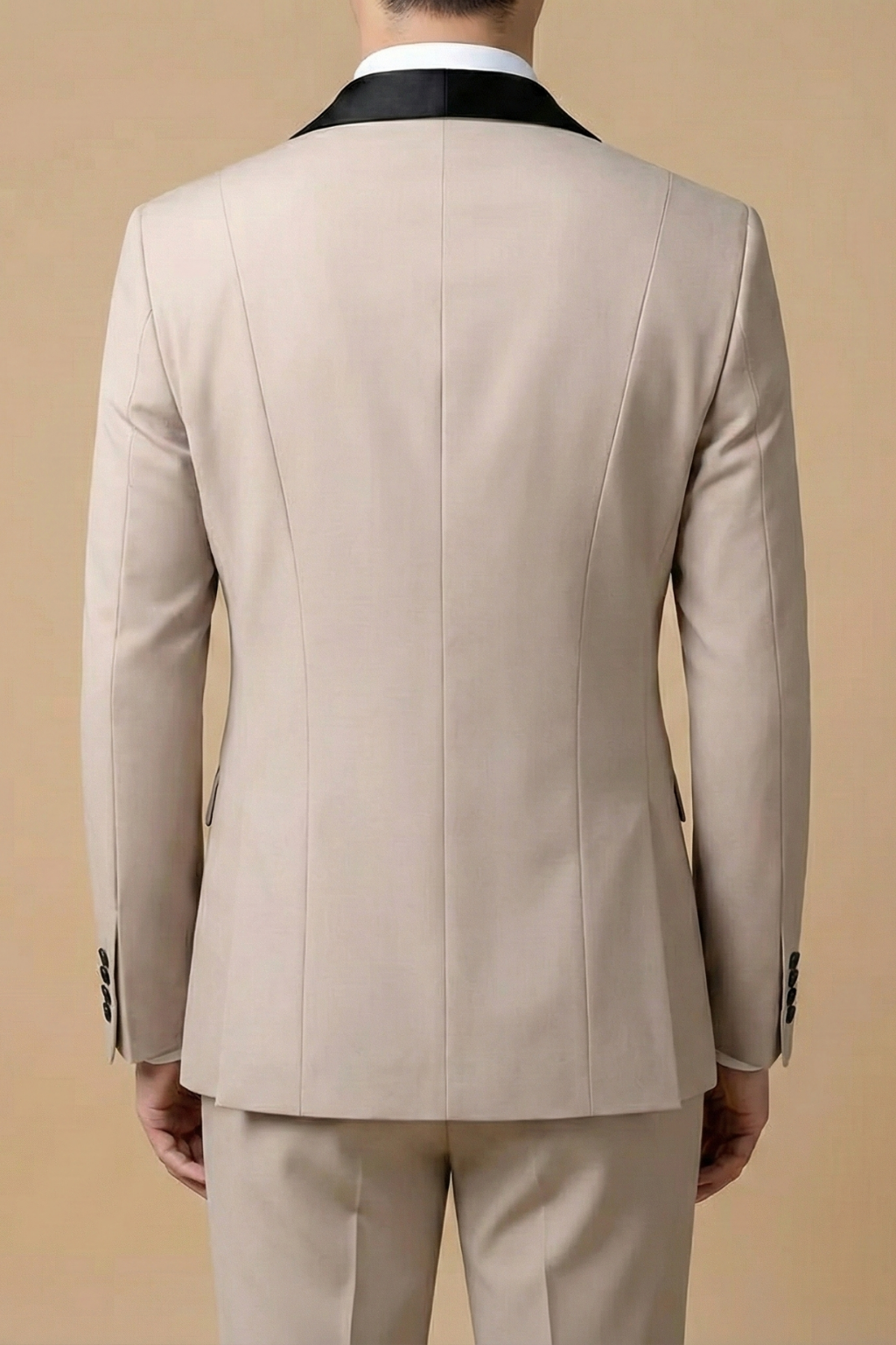 Men's Slim-Fit Tuxedo Suit for Formal Events