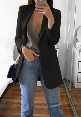 Elsie | Women's Blazer Set with Jacket and Pants-Metro Lane Plaza