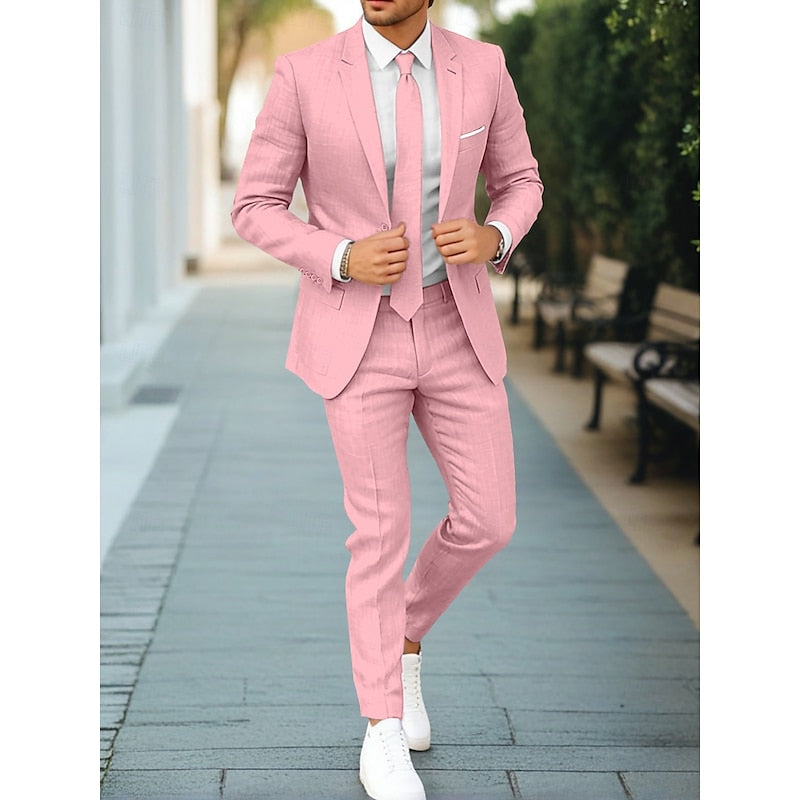 Men's Stylish Casual Two-Piece Suit-Metro Lane Plaza