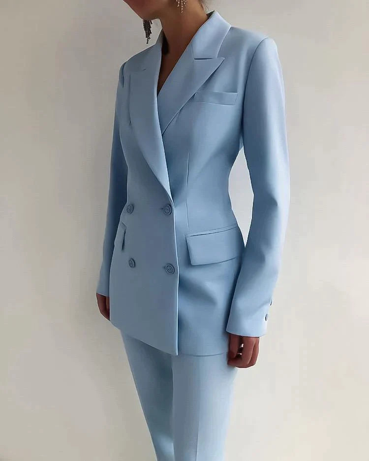Erica | Women's Blazer and Trouser Set-Metro Lane Plaza