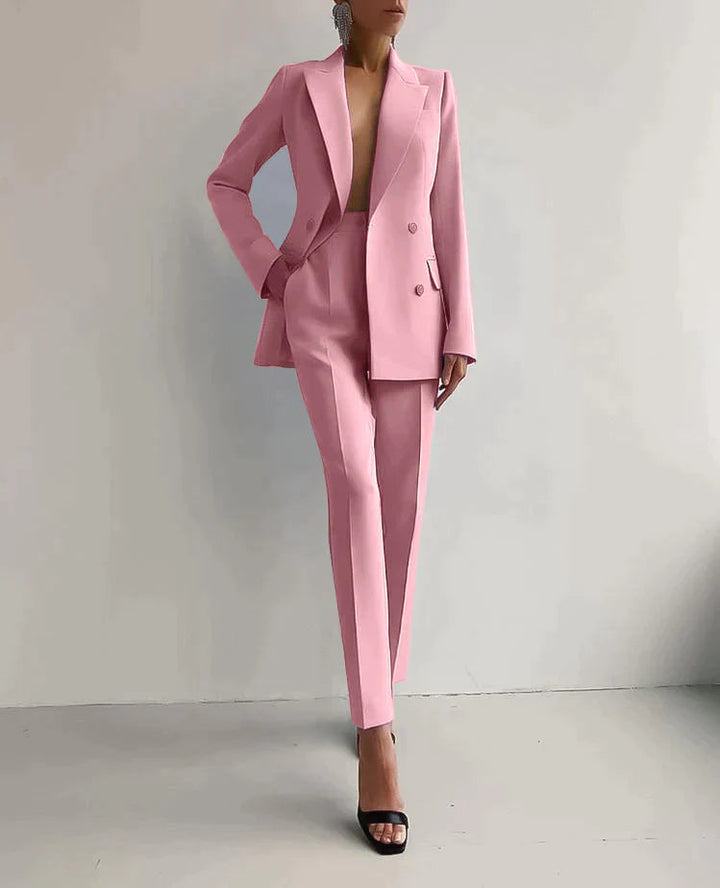 Erica | Women's Blazer and Trouser Set-Metro Lane Plaza