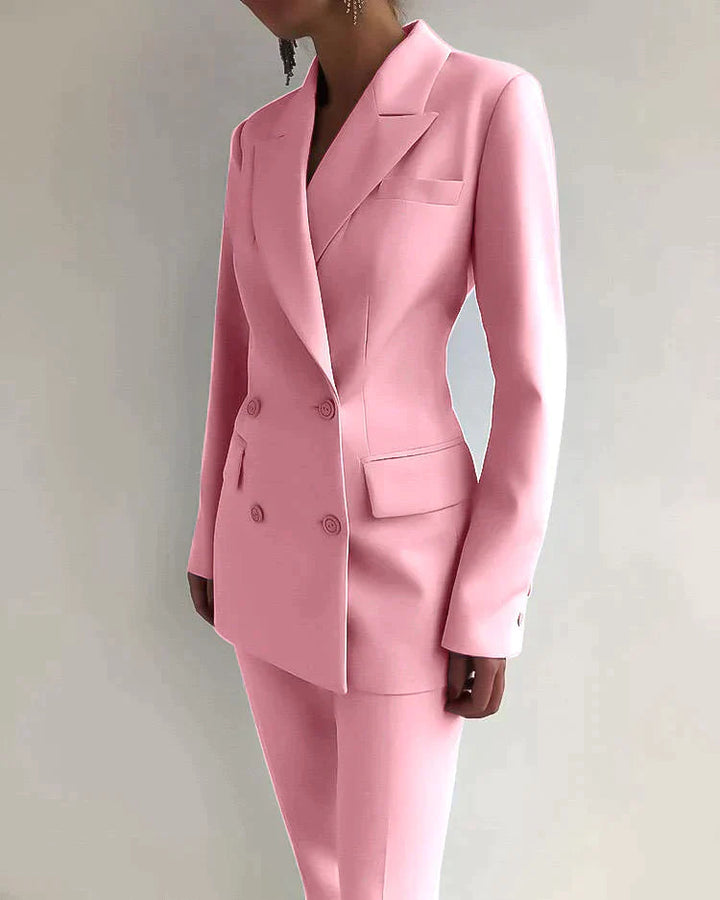 Erica | Women's Blazer and Trouser Set-Metro Lane Plaza