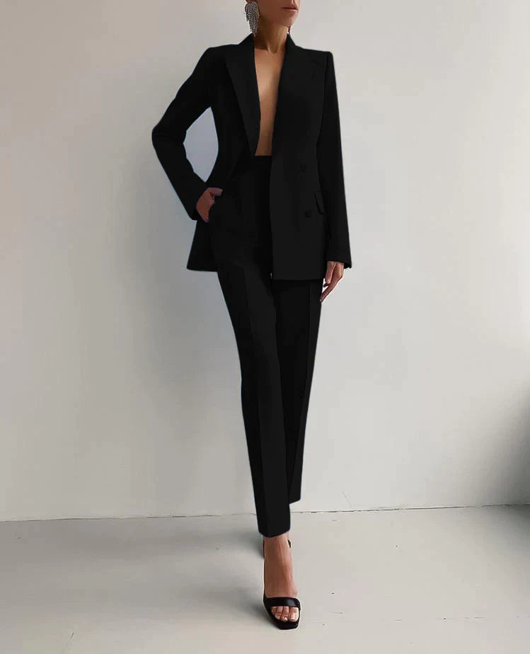 Erica | Women's Blazer and Trouser Set-Metro Lane Plaza