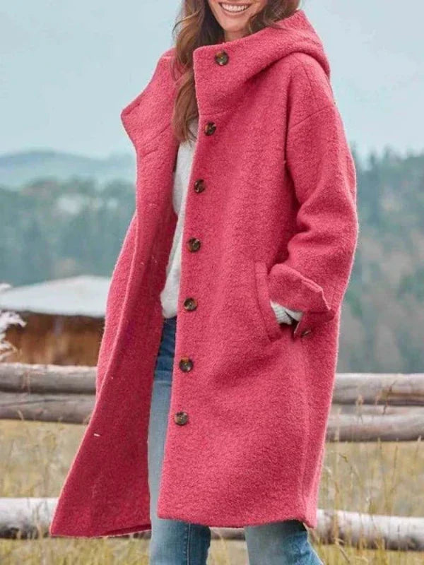 Cappotto invernale lungo ed elegante da donna