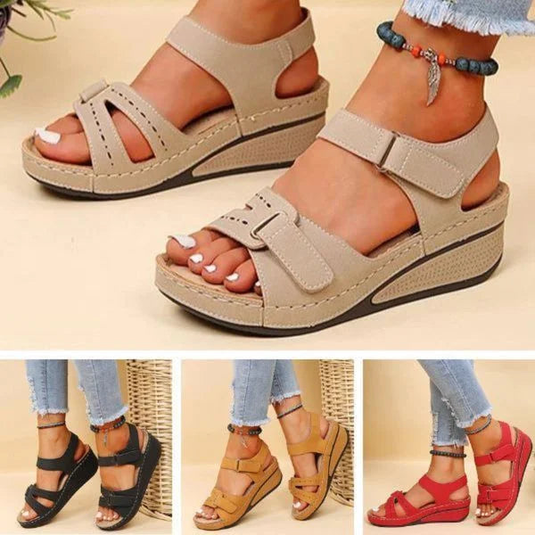 Baerte | Women's Orthopedic Sandals with Adjustable Closure for Support-Metro Lane Plaza
