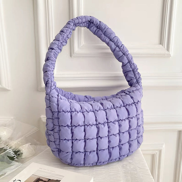 Sophia | Women's Stylish Solid Puffer Shoulder Bag-Metro Lane Plaza