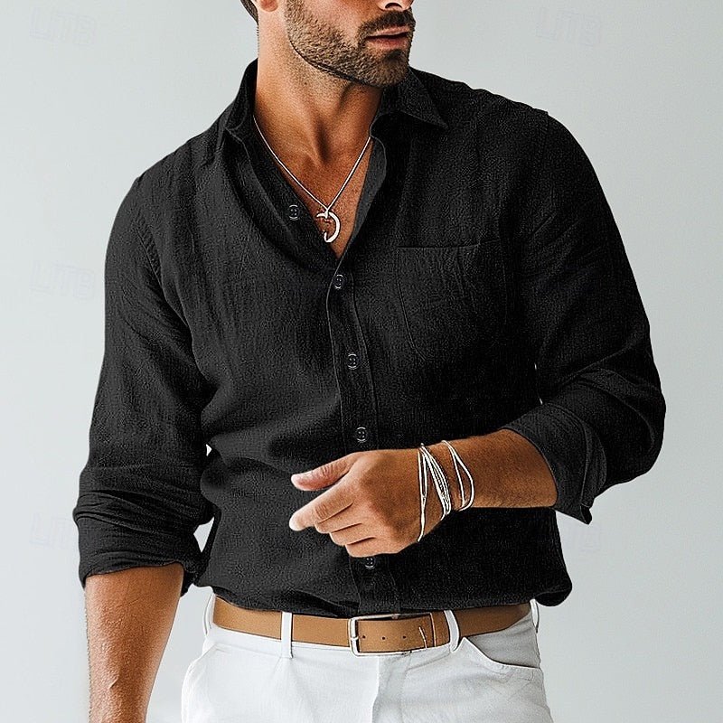 Camicia leggera ed elegante da uomo