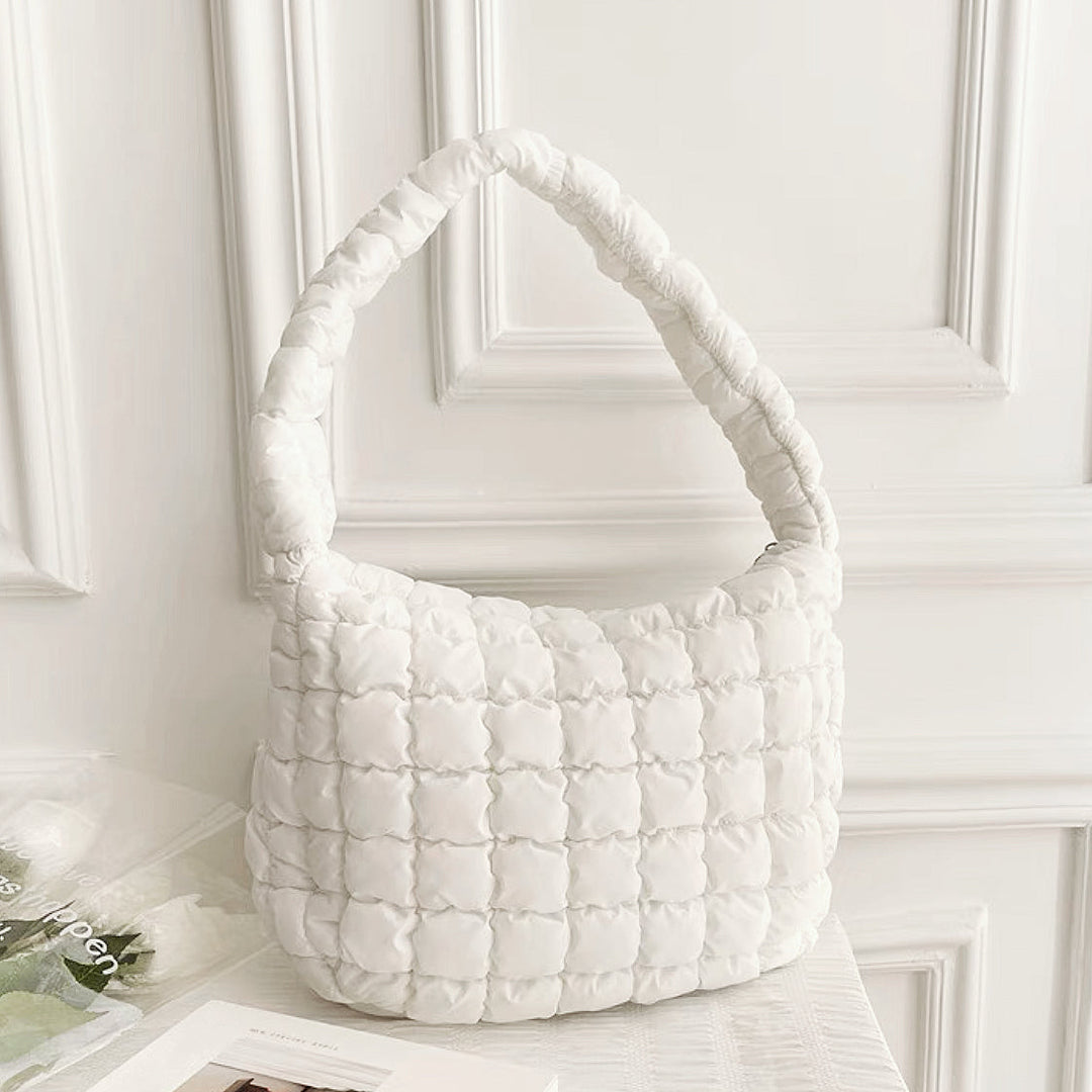 Sophia | Women's Stylish Solid Puffer Shoulder Bag-Metro Lane Plaza