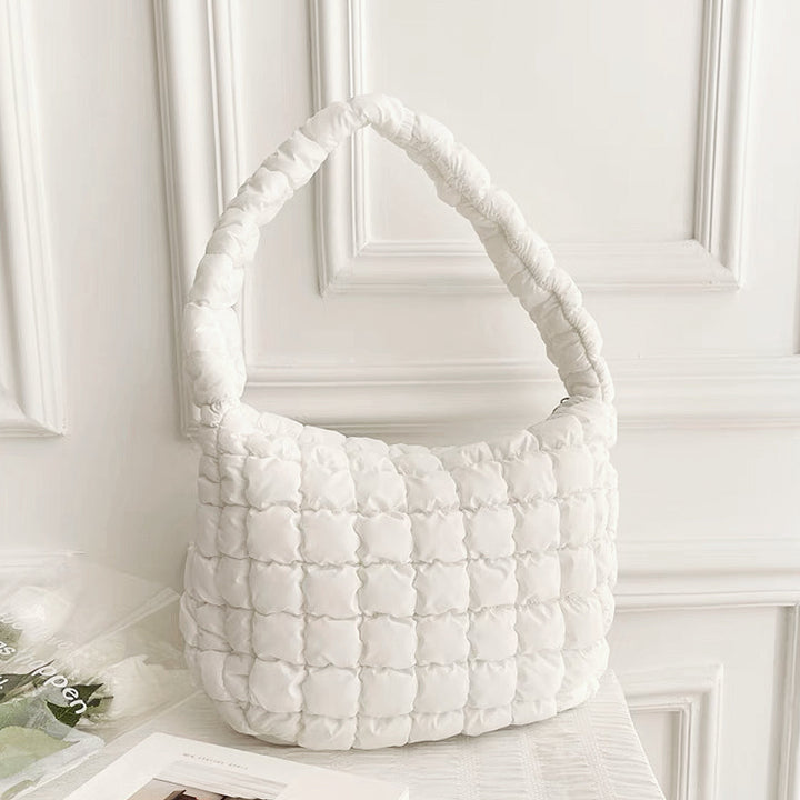 Sophia | Women's Stylish Solid Puffer Shoulder Bag-Metro Lane Plaza