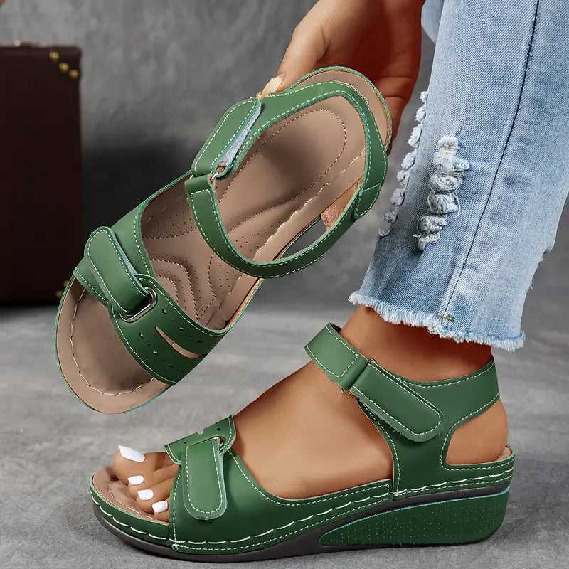 Sophia | Women's Elegant Lift Orthopedic Sandals-Metro Lane Plaza