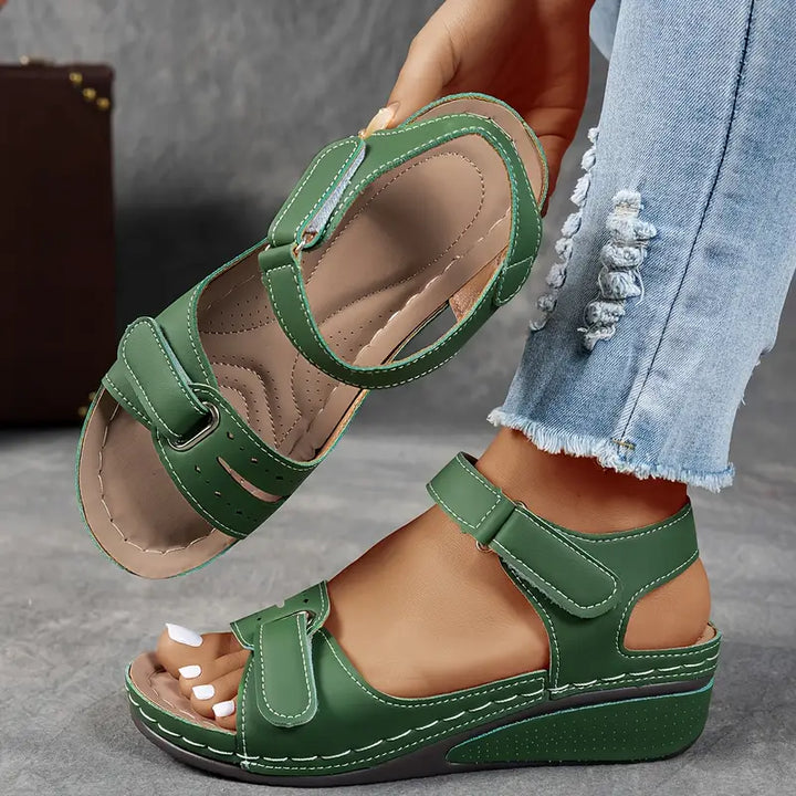 Sophia | Women's Elegant Lift Orthopedic Sandals-Metro Lane Plaza