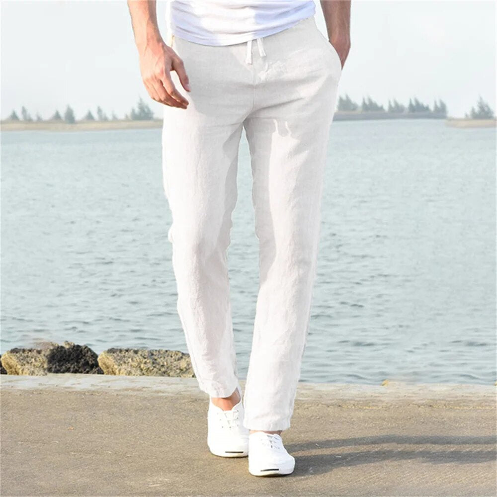 Men's Lightweight Casual Pants - Comfortable & Breathable Design-Metro Lane Plaza