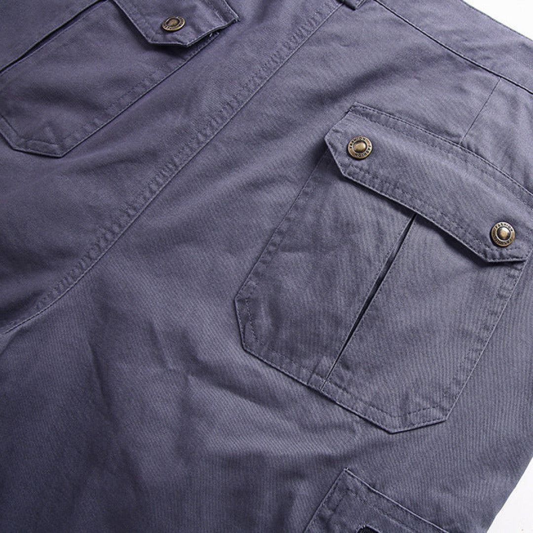 Francis | Men's Cargo Knee-Length Shorts for Comfort and Style-Metro Lane Plaza