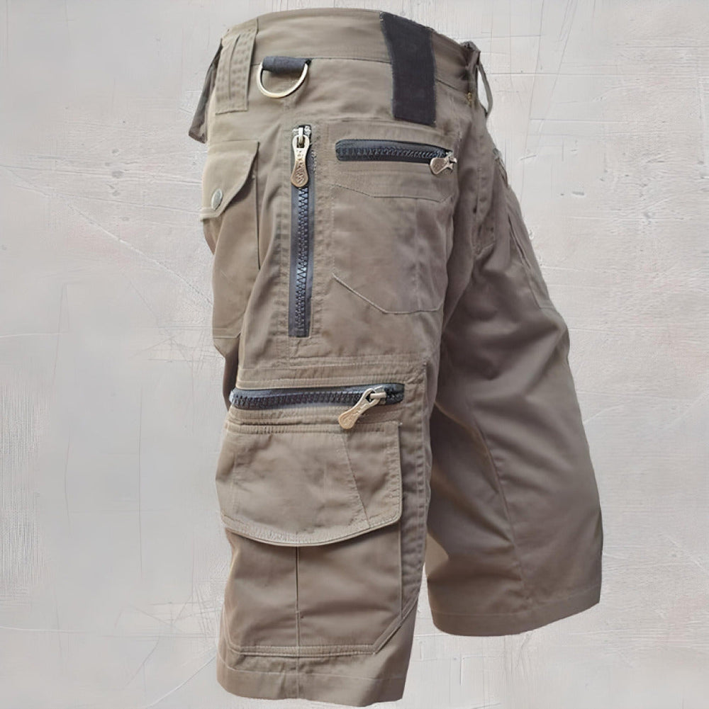 Francis | Men's Cargo Knee-Length Shorts for Comfort and Style-Metro Lane Plaza