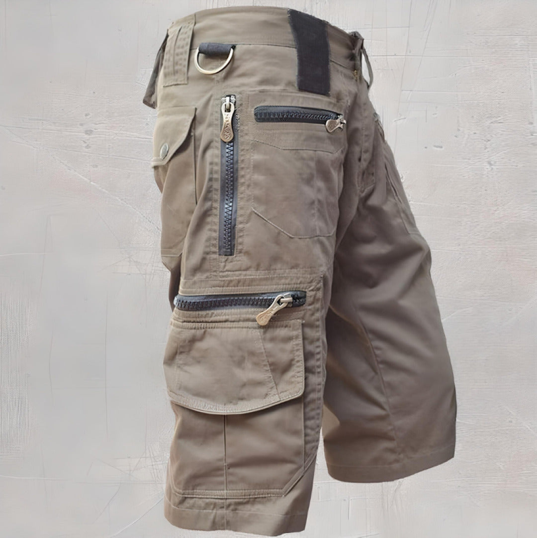 Francis | Men's Cargo Knee-Length Shorts for Comfort and Style-Metro Lane Plaza