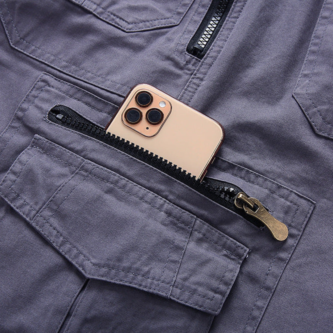 Francis | Men's Cargo Knee-Length Shorts for Comfort and Style-Metro Lane Plaza