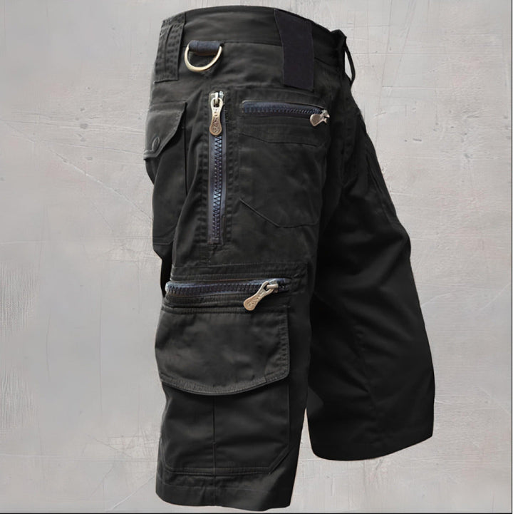 Francis | Men's Cargo Knee-Length Shorts for Comfort and Style-Metro Lane Plaza
