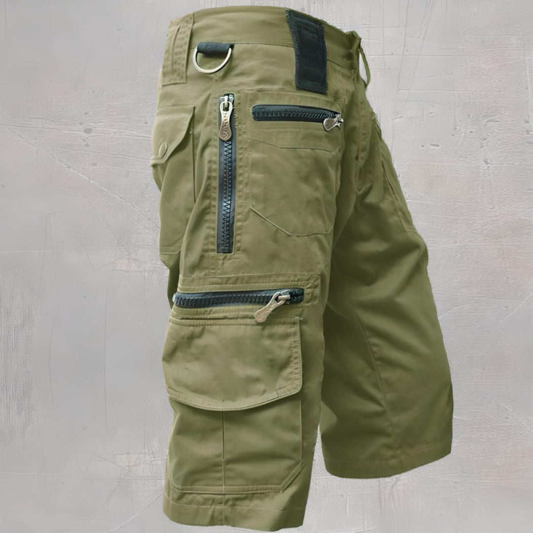 Francis | Men's Cargo Knee-Length Shorts for Comfort and Style-Metro Lane Plaza