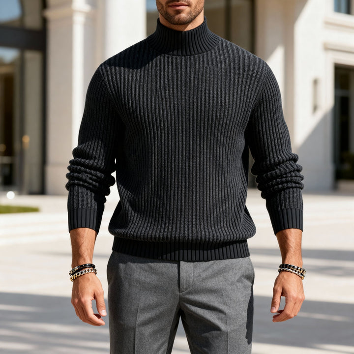 Pull à col montant pour homme