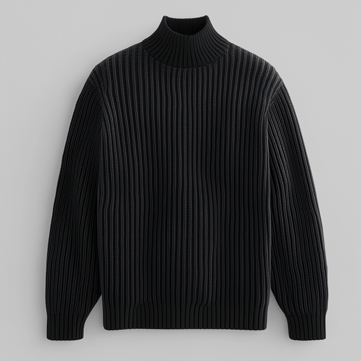 Pull à col montant pour homme
