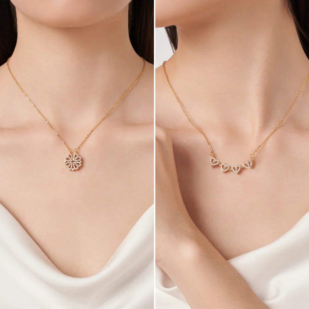 Freya | Women's Lucky Heart Necklace for Love and Good Fortune-Metro Lane Plaza