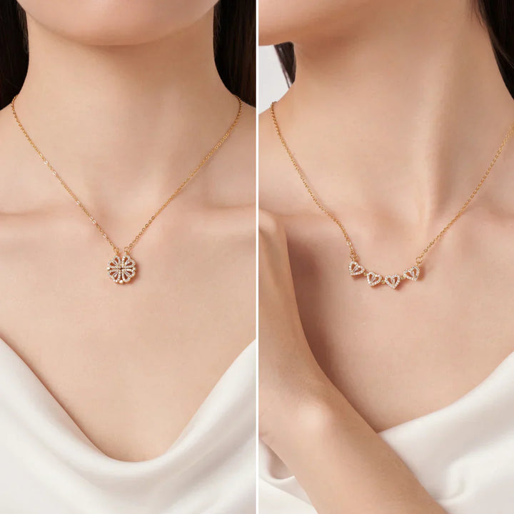 Freya | Women's Lucky Heart Necklace for Love and Good Fortune-Metro Lane Plaza