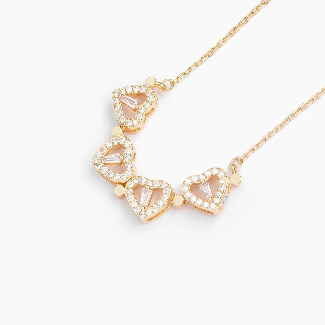 Freya | Women's Lucky Heart Necklace for Love and Good Fortune-Metro Lane Plaza