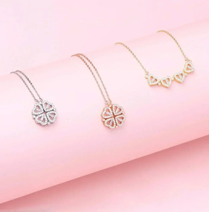 Freya | Women's Lucky Heart Necklace for Love and Good Fortune-Metro Lane Plaza