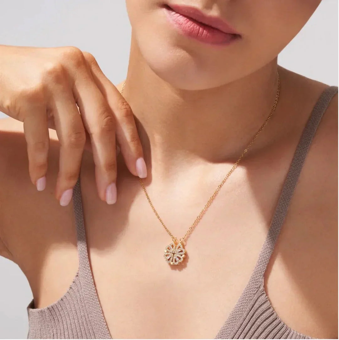 Freya | Women's Lucky Heart Necklace for Love and Good Fortune-Metro Lane Plaza
