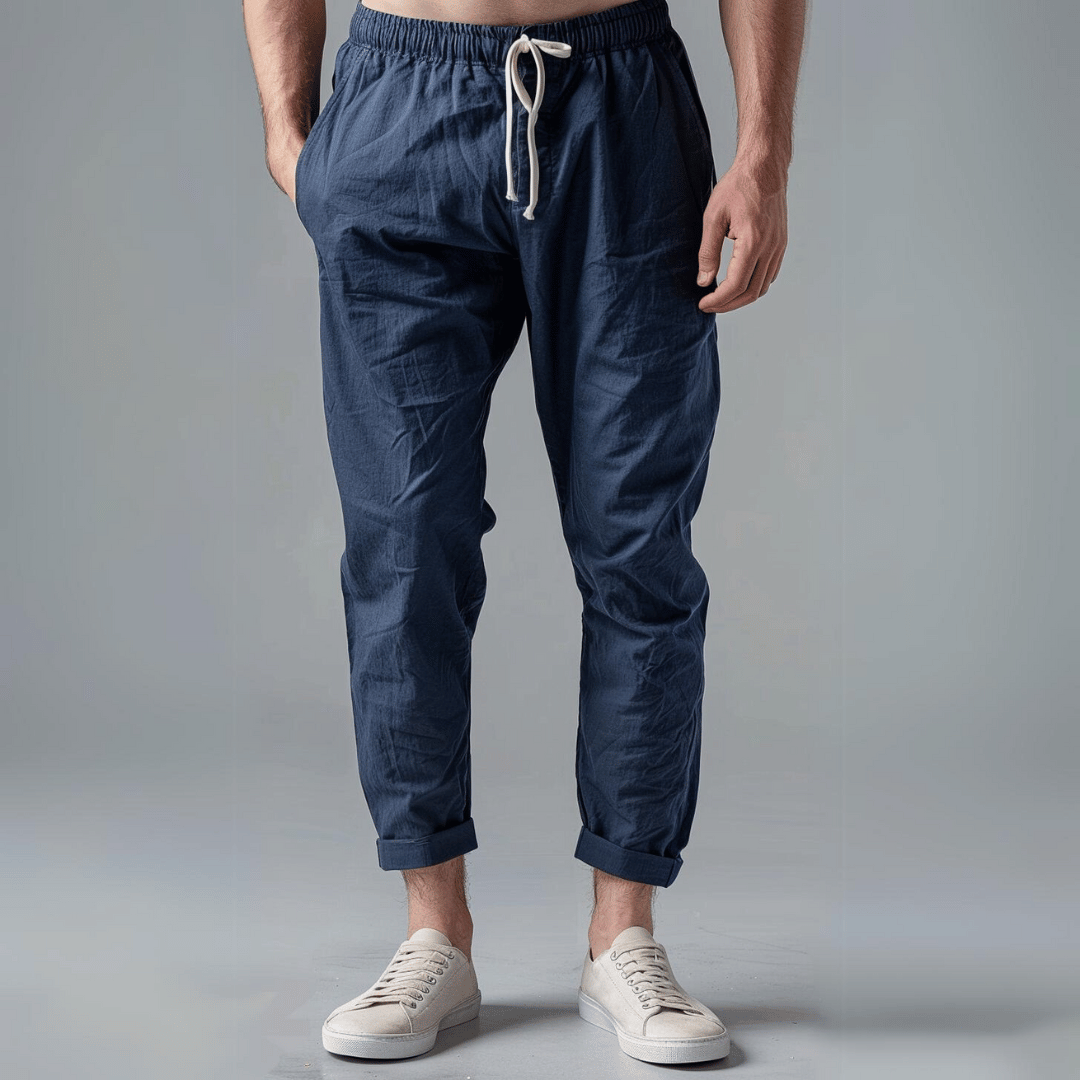 Graham | Men's Casual Cropped Drawstring Pants