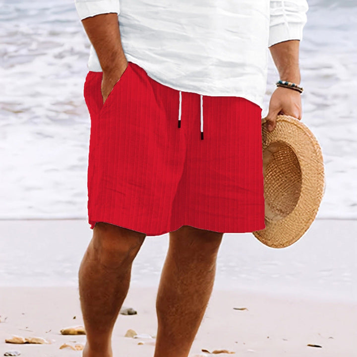 Graham | Men's Relaxed Fit Drawstring Knit Shorts-Metro Lane Plaza