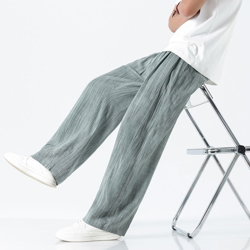Men's Linen Pants - Lightweight & Stylish Summer Trousers-Metro Lane Plaza
