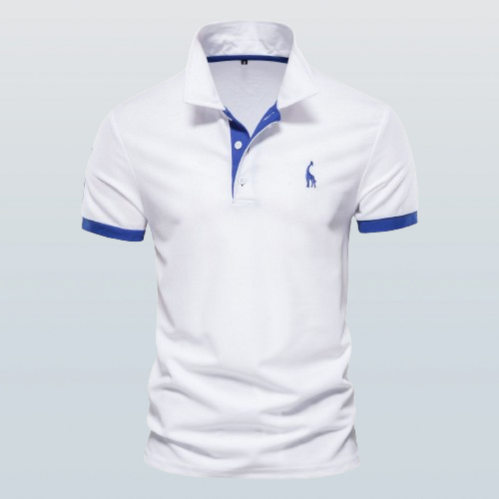 Greg | Men's Short Sleeve Polo Shirt with Embroidery-Metro Lane Plaza