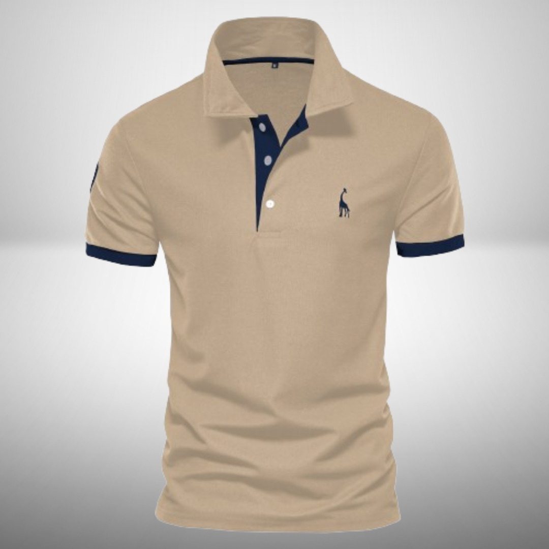 Greg | Men's Short Sleeve Polo Shirt with Embroidery-Metro Lane Plaza