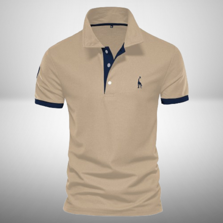 Greg | Men's Short Sleeve Polo Shirt with Embroidery-Metro Lane Plaza