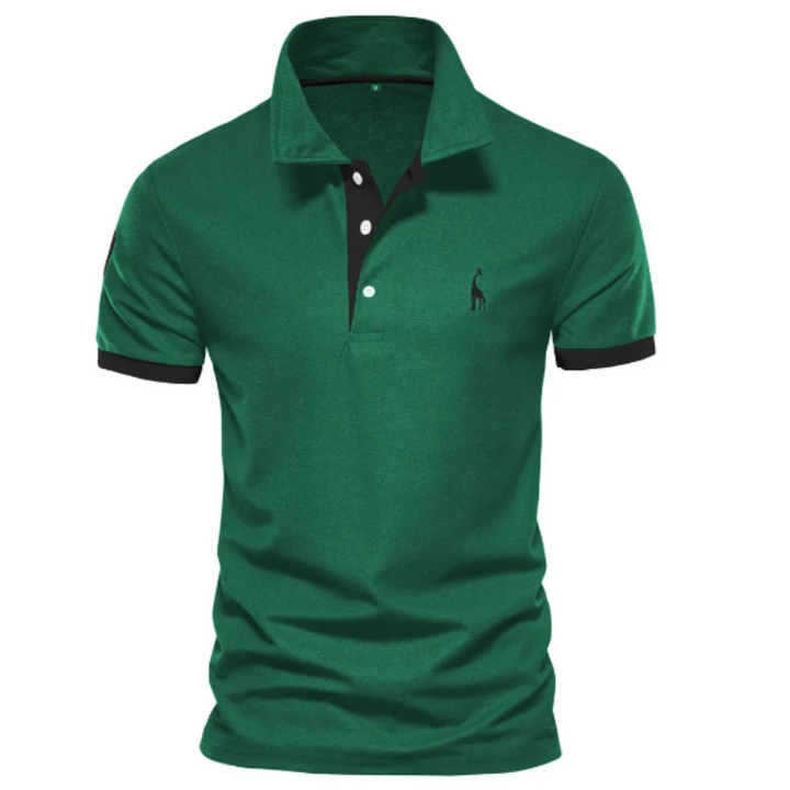 Greg | Men's Short Sleeve Polo Shirt with Embroidery-Metro Lane Plaza