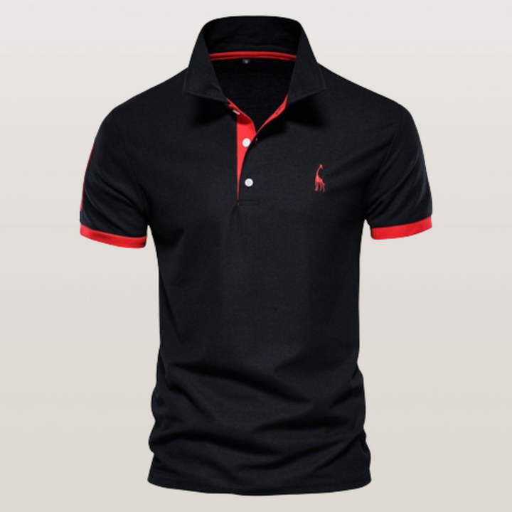 Greg | Men's Short Sleeve Polo Shirt with Embroidery-Metro Lane Plaza