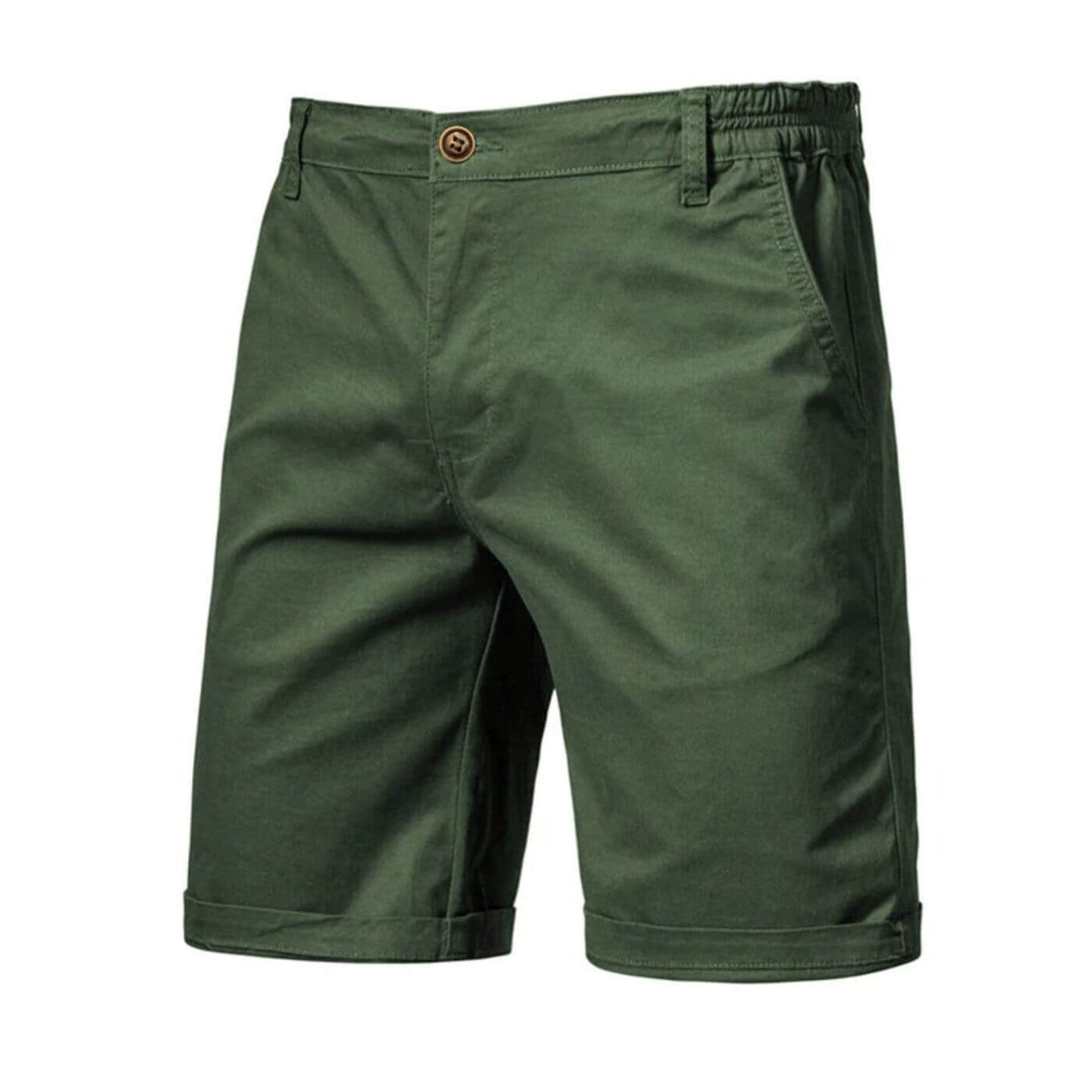 Gregory | Men's Casual Flat Front Shorts-Metro Lane Plaza