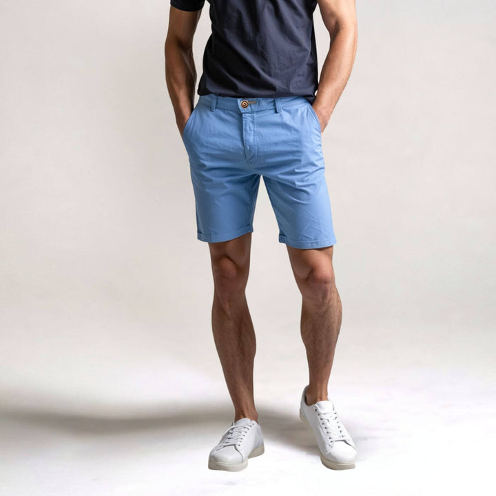 Gregory | Men's Casual Flat Front Shorts-Metro Lane Plaza