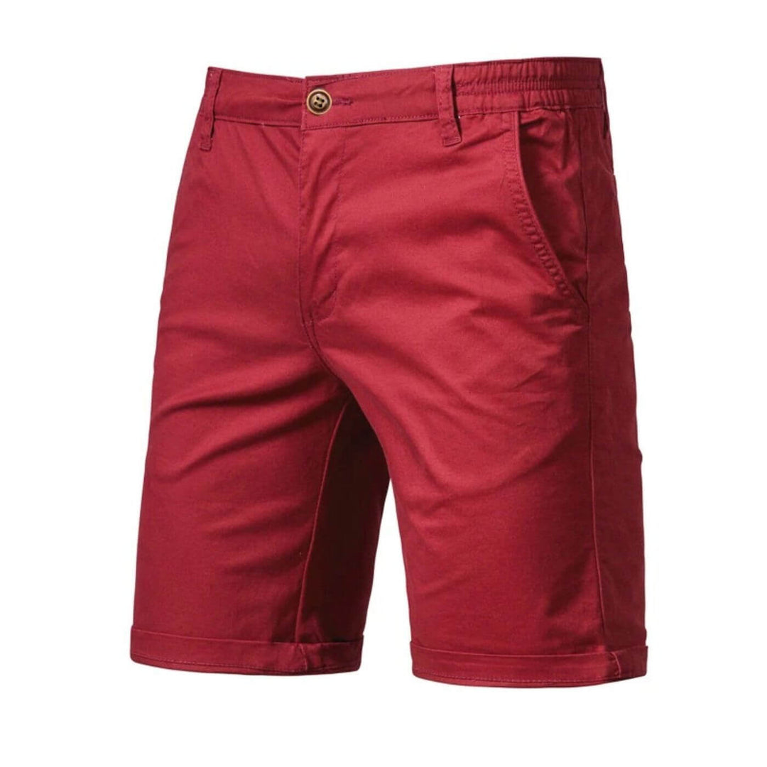 Gregory | Men's Casual Flat Front Shorts-Metro Lane Plaza