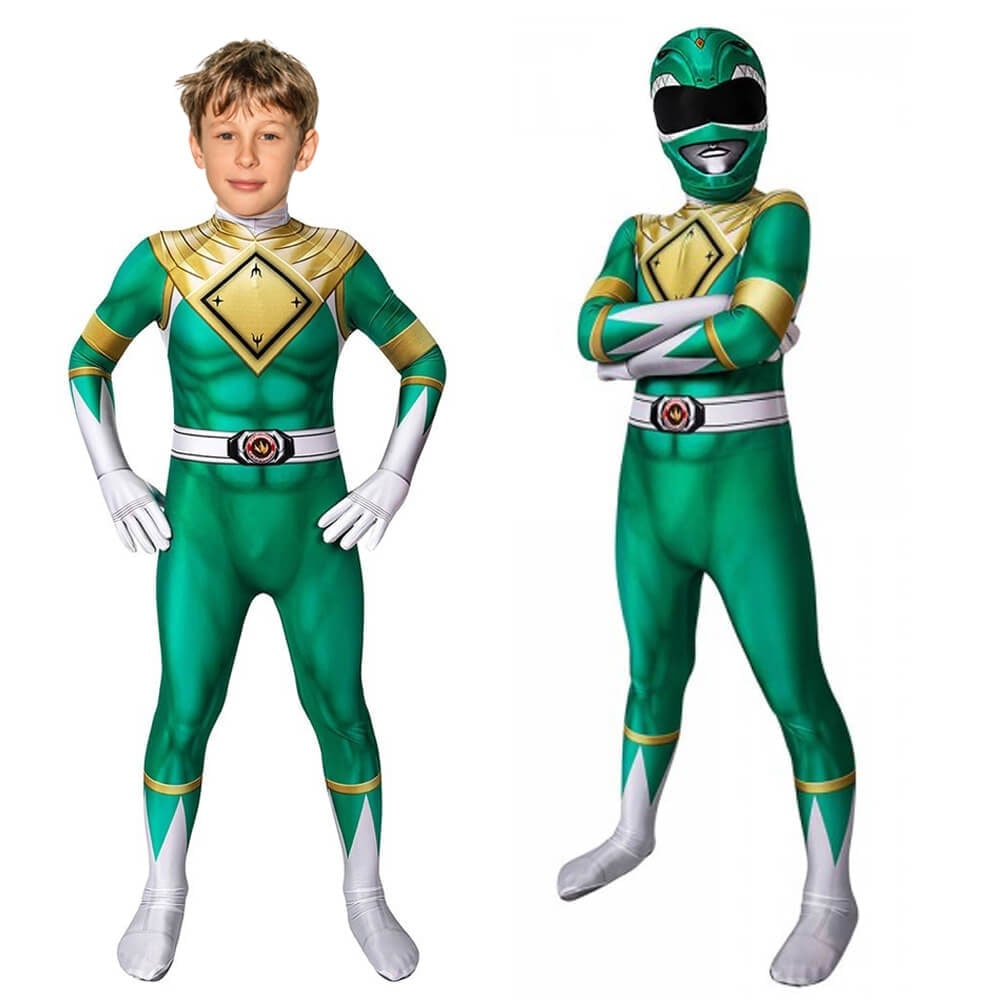 Superheltekostume til børn til Halloween, heldragt med maske og handsker