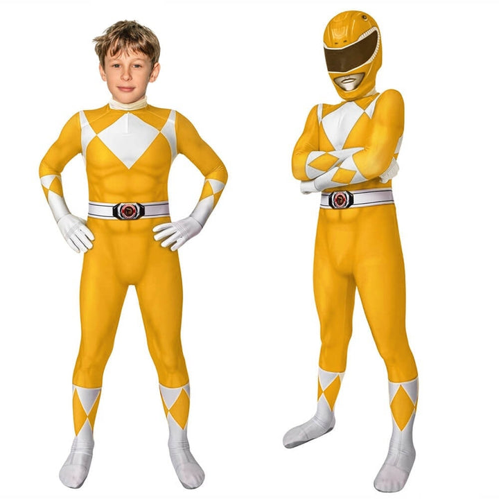 Superheltekostume til børn til Halloween, heldragt med maske og handsker
