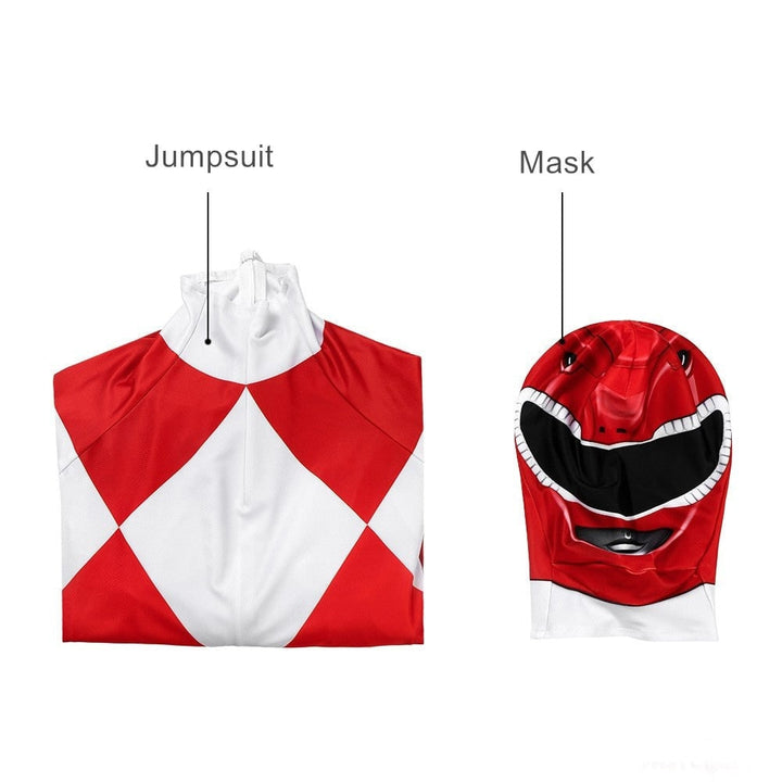 Superheltekostume til børn til Halloween, heldragt med maske og handsker