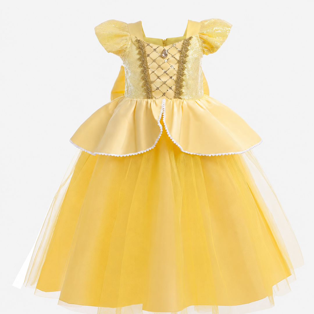 Halloween-prinsessekostume til piger med tilbehør og smykker