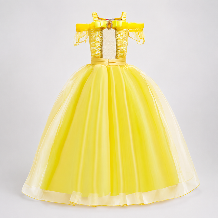 Halloween-prinsessekostume til piger med tilbehør og smykker