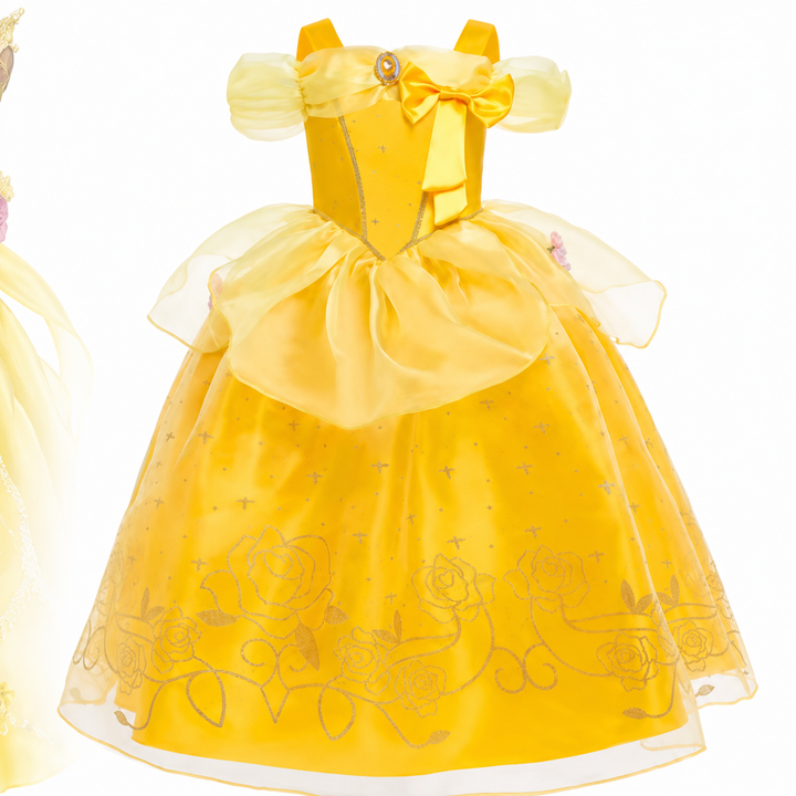 Halloween-prinsessekostume til piger med tilbehør og smykker