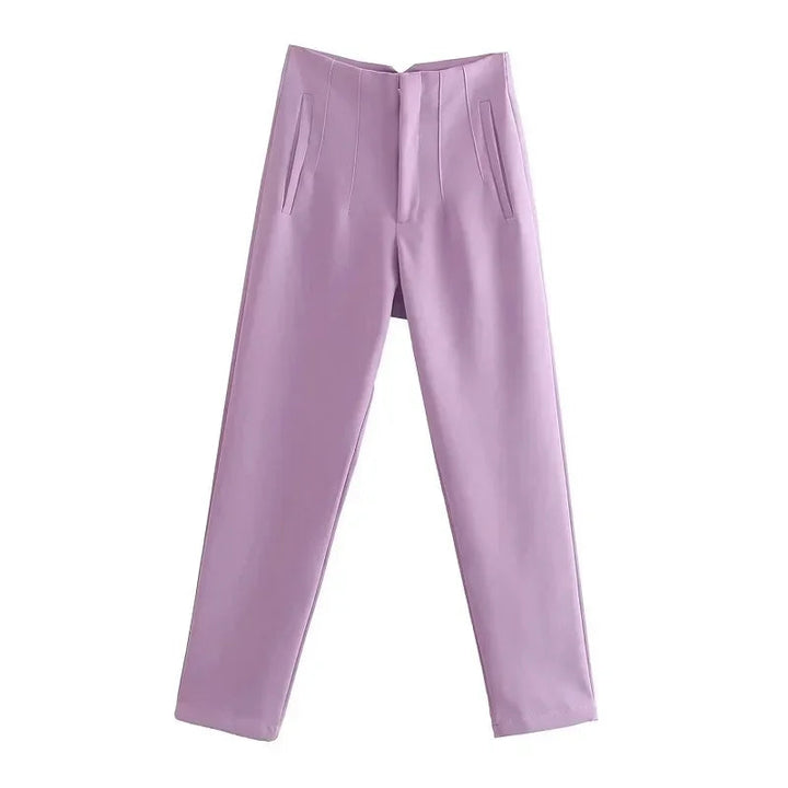 Hattie | Women's Classic Smart Trousers-Metro Lane Plaza