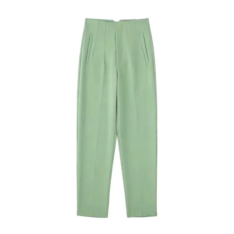 Hattie | Women's Classic Smart Trousers-Metro Lane Plaza