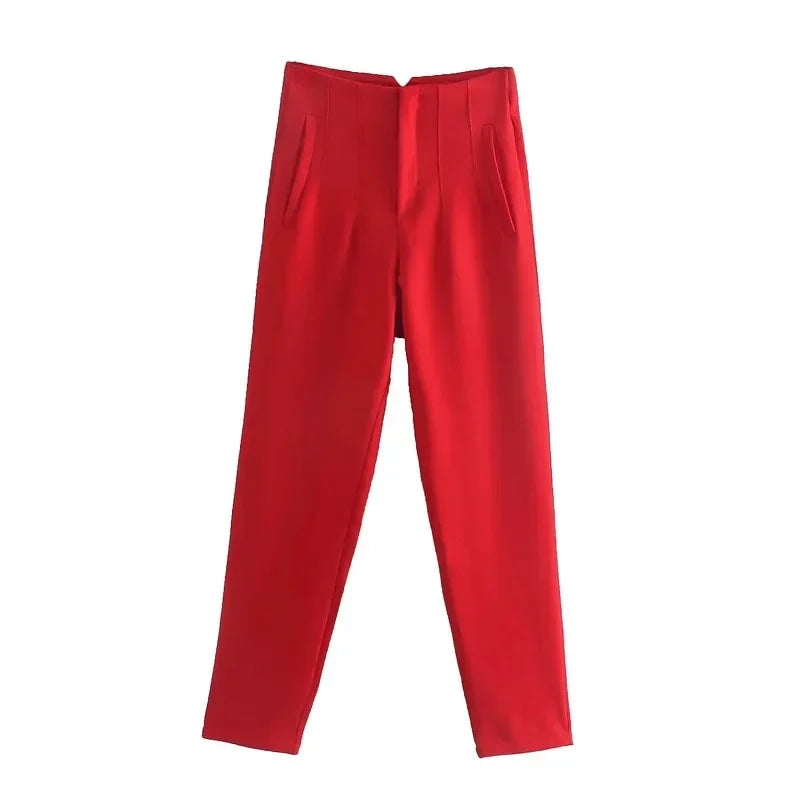 Hattie | Women's Classic Smart Trousers-Metro Lane Plaza